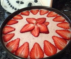 No Bake Strawberry Cheesecake