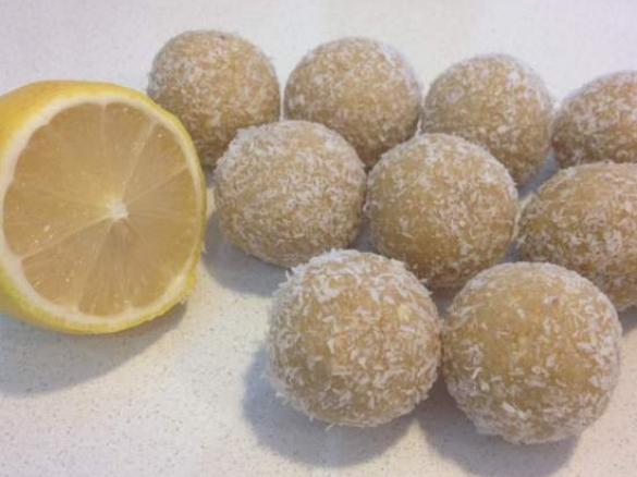 Lemon Cheesecake Protein Balls