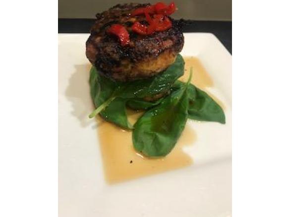 Asian Style Chicken Burgers