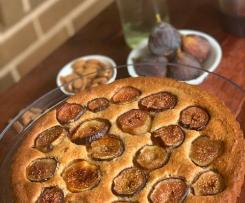 Fig, Almond and Orange Blossom tart by Layelle