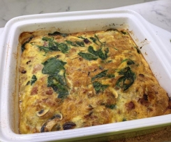 Baked breakfast frittata (Dairy free)