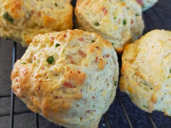 Chelsea's Ham & Cheese Scones