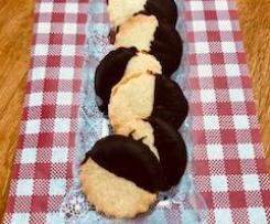 Choc-orange sandwich biscuits