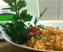 One Pot Chicken & Sundried Tomato Fettucine