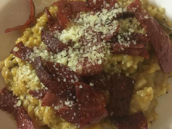 Variation Roasted Pumpkin and Mushroom Risotto