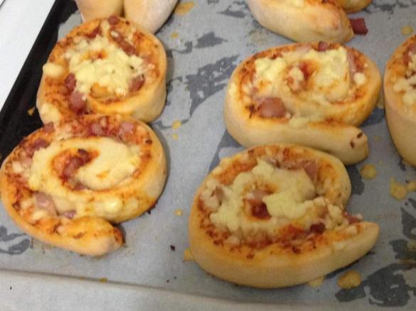Cheese and Bacon Scrolls