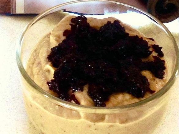 Melizanosalata (Eggplant dip, Red wine onions)