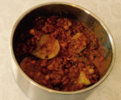 Vegetarian Bean, Chickpea & Lentil Curry