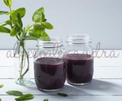 Blueberry mint smoothie