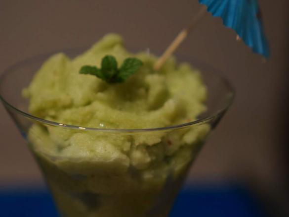 Apple, Lime, Ginger sorbet