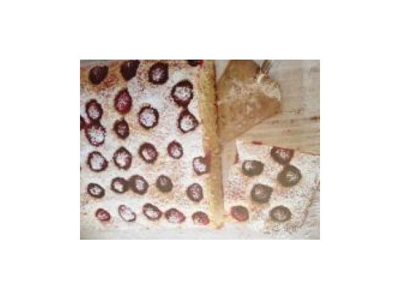 Raspberry & Almond Slice