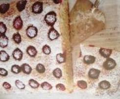 Raspberry & Almond Slice