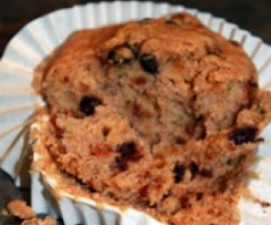 Banana, Date & Choc Chip Muffins