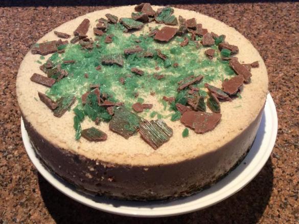 Peppermint Chocolate Cheesecake