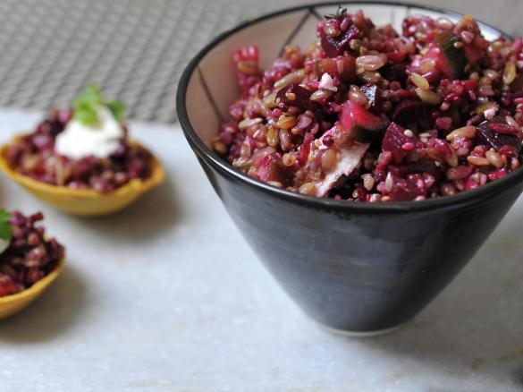 Farro and Beetroot Salad