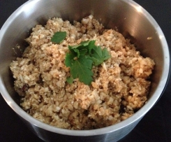 Cauliflower rice pilaf