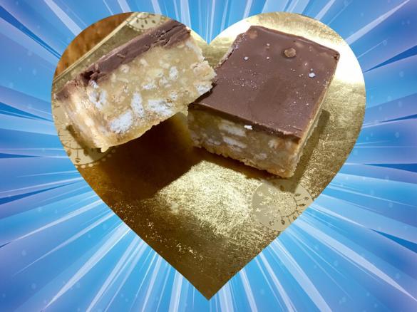 No-bake hazelnut slice