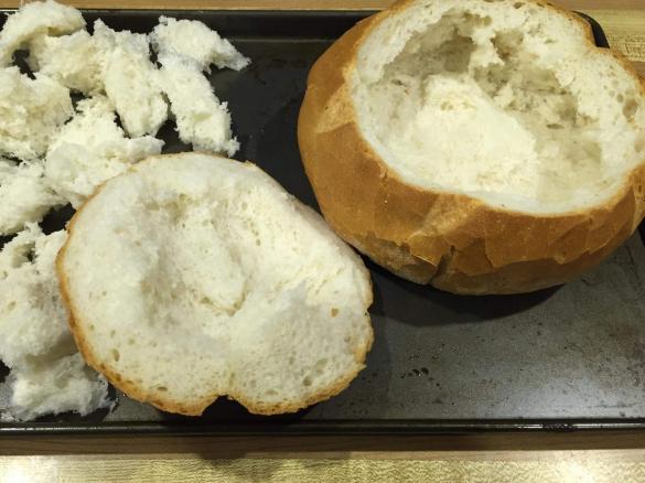 Bacon, Cheese and Onion Cob Dip