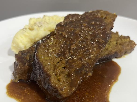 Meatloaf with BBQ Sauce