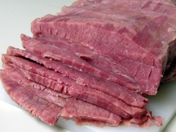 CORNED MEAT, VEGIES & WHITE SAUCE