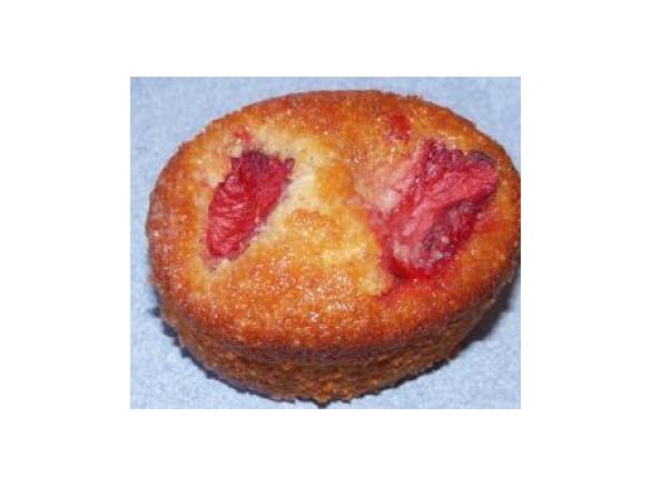 Almond and Strawberry Friands