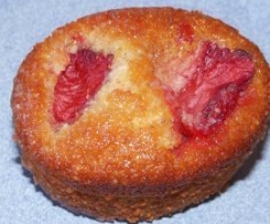 Almond and Strawberry Friands