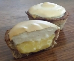 Lemon Meringue Pies (Gluten, Dairy and Refined Sugar free)