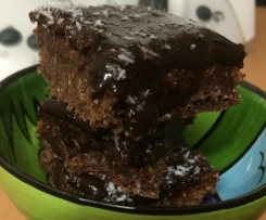 Chocolate coconut slice