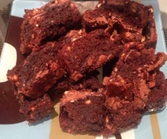 Choc Peanut Brownies