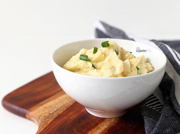 Imposter Chef's Cheesy, Chive NO FAIL Mashed Potato