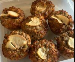 Apple Bircher Breakfast Muffins