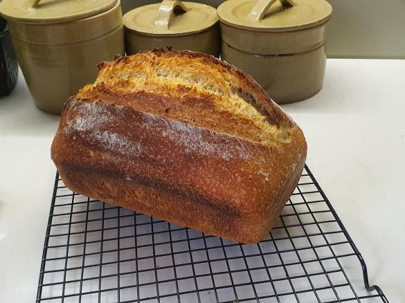 Sourdough (in a date loaf tin)