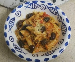 Chicken, Chorizo and Olive Penne