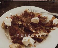 Variation Vegetarian nachos