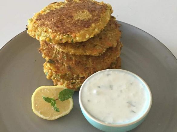 Spiced Vegetable Fritters (GF)