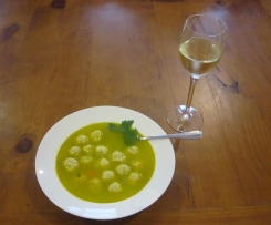 Chicken Meatballs in Broth