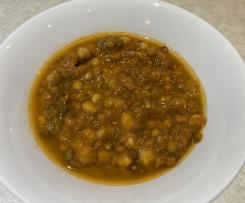 Lentil and chickpea soup
