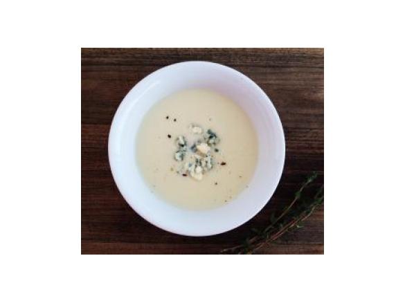 Cauliflower, Potato and Blue Cheese Soup