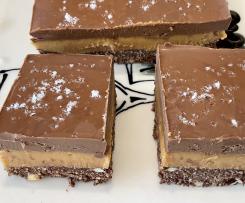 RAW PICS Salted chocolate Peanut butter slice