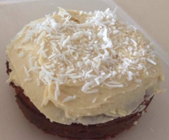 Coconut, lemon and white magic bean cake