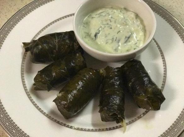 Dolmades (Stuffed Vine Leaves)