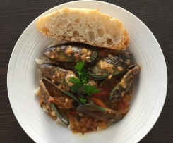 Mussels in a Red Sauce soup