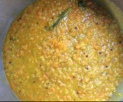 Quick carrot dhal