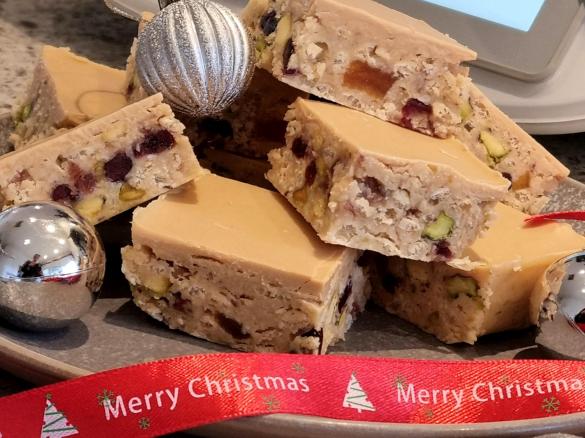 Caramilk White Christmas Slice