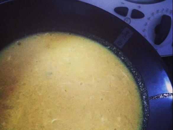 "clean" chicken and corn soup