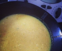 "clean" chicken and corn soup