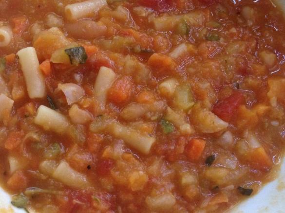 Hearty winter vegetable soup