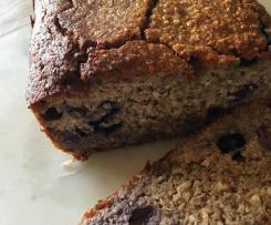 Paleo Banana and Blueberry Bread