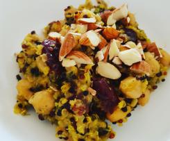 Adaption of Ambitious Kitchen's Moroccan Chickpea Quinoa Salad