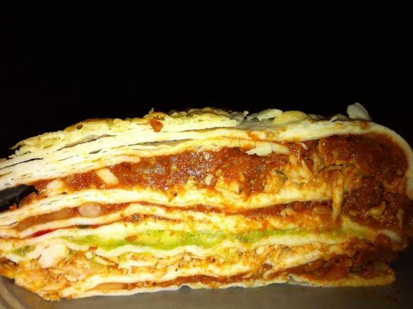 Chicken Tortilla Stack